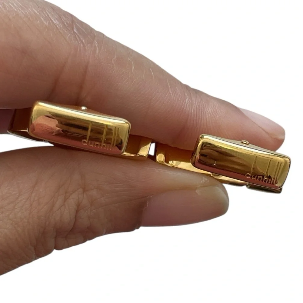 Dunhill Vintage Gold-Plated Cufflinks